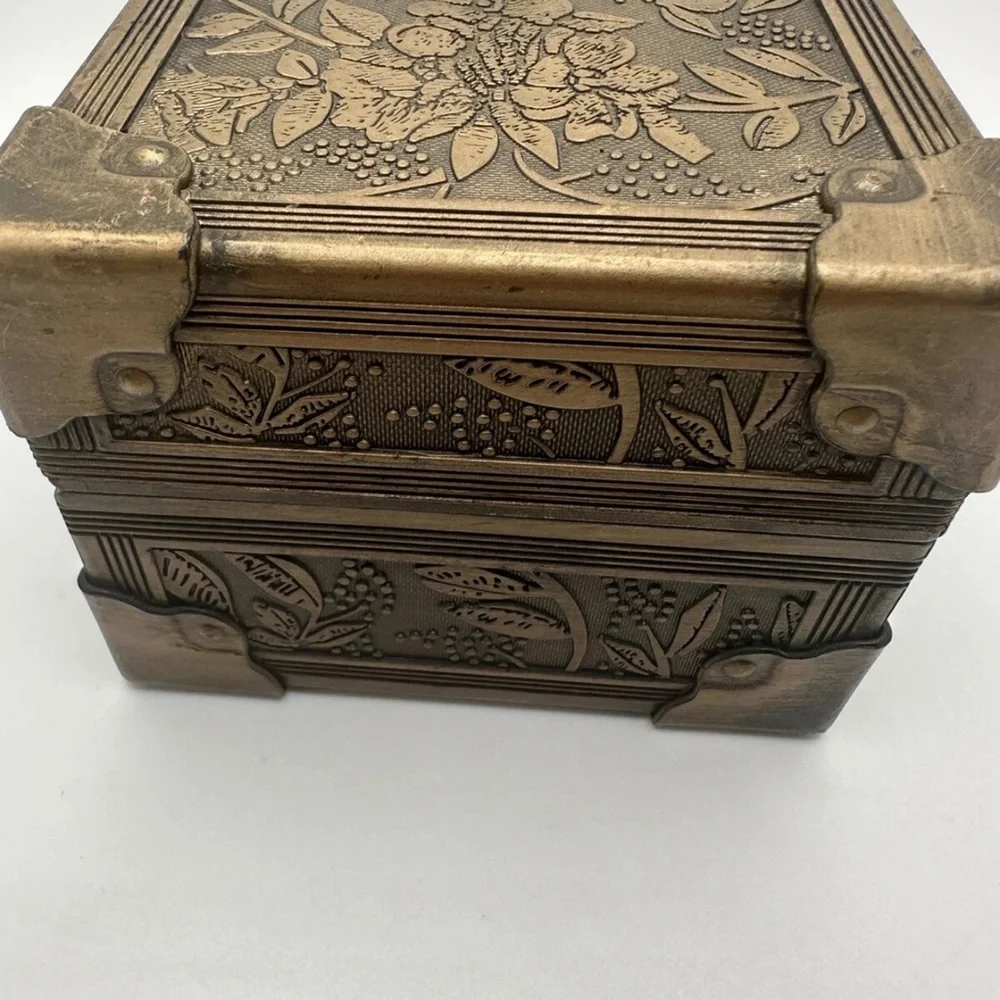 Ring Bearer Box Or Treasure Chest box Decor With Pillow Decree